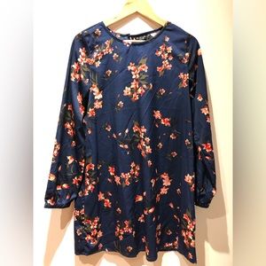 Brave Soul Patterned Long Sleeve Dress Size S